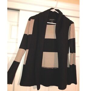 INC Striped Cardigan